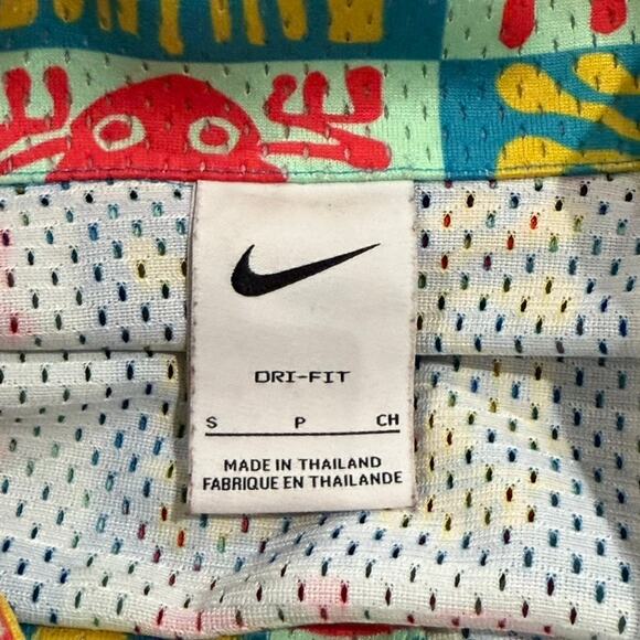 Nike Mesh Button-Up Hawaiian Resort Camp Shirt Men's Small DRI-FIT - Picture 9 of 10